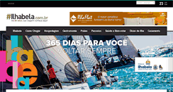 Desktop Screenshot of ilhabela.com.br