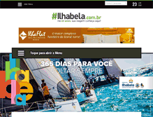 Tablet Screenshot of ilhabela.com.br